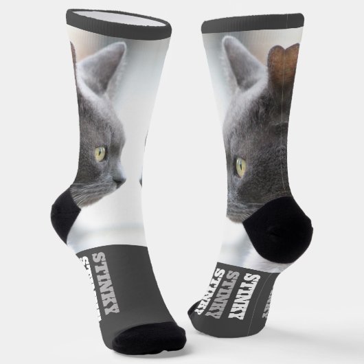 Chaussette Humour Kitty Cat (Angulaire)