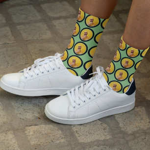 Chaussette Humour vert Sage personnalisé   Unisex Joy !
