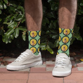 Chaussette Humour vert Sage personnalisé | Unisex Joy !