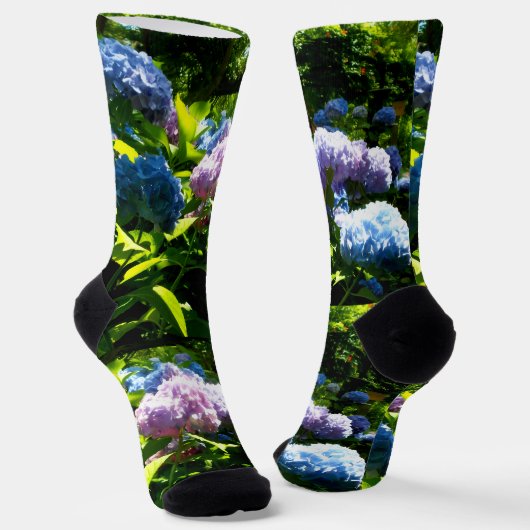 Chaussette Hydrangea Flower Garden Crew Socks (Angulaire)