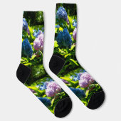 Chaussette Hydrangea Flower Garden Crew Socks (Droite)