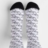 Chaussette Hydroplane 01 Noir (Haut)