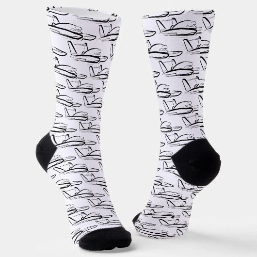 Chaussette Hydroplane 01 Noir (Angulaire)