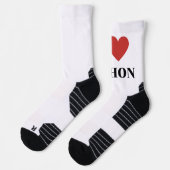 Chaussette I HEART Python (Gauche)