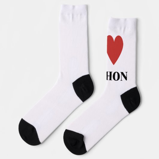 Chaussette I HEART Python (Gauche)