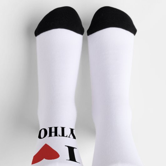 Chaussette I HEART Python (Haut)