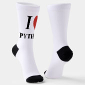 Chaussette I HEART Python (Angulaire)