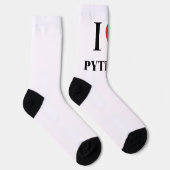 Chaussette I HEART Python (Droite)