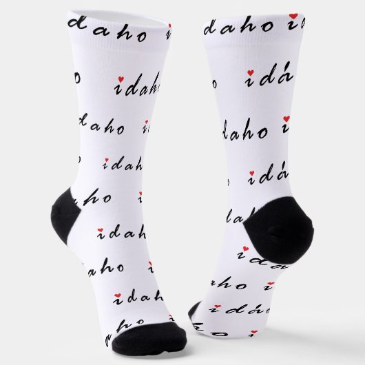 Chaussette I love Idaho (Angulaire)