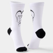 Chaussette I Love My Fiancé • You = ♥ 🫳🏻💍 (Angulaire)