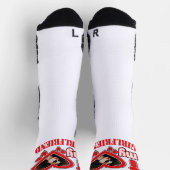 Chaussette I Love My Girlfriend Photo Texte personnalisé (Haut)