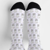 Chaussette I Love Samoyeds - Mignonne chien (Haut)