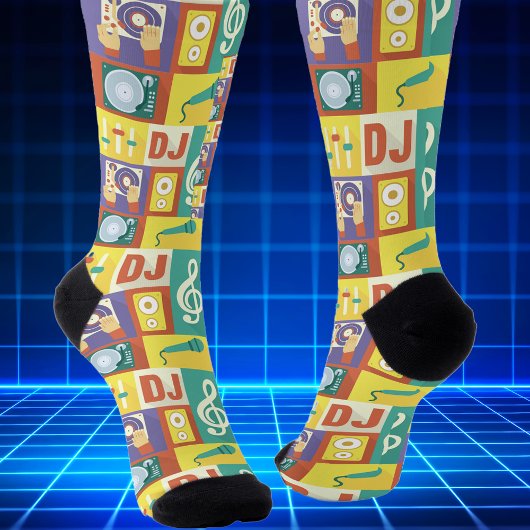 Chaussette Icône de disc-jockey professionnel conçu