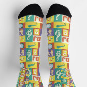 Chaussette Icône de disc-jockey professionnel conçu (Haut)