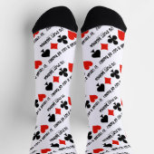 Chaussette Il Faut Beaucoup De Coeur Pour Jouer À Bridge (Haut)