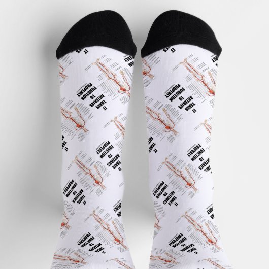 Chaussette Il Faut Des Artères Pour Fonctionner Correctement (Haut)