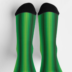 Chaussette Illusion optique verte