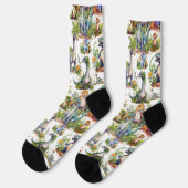 Chaussette Illustration Dinosaure (Gauche)