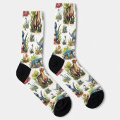 Chaussette Illustration Dinosaure (Droite)