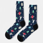 Chaussette Illustration du Motif spatial (Gauche)