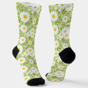 Chaussette Illustration vectorielle de marguerite printanière