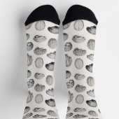 Chaussette Illustrations d'anatomie cérébrale vintage (Haut)