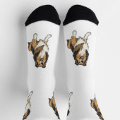 Chaussette Image de Sheltie dessin animé (Haut)