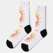 Chaussette Image de soleil Ajouter un texte imprimé charmant (Gauche)