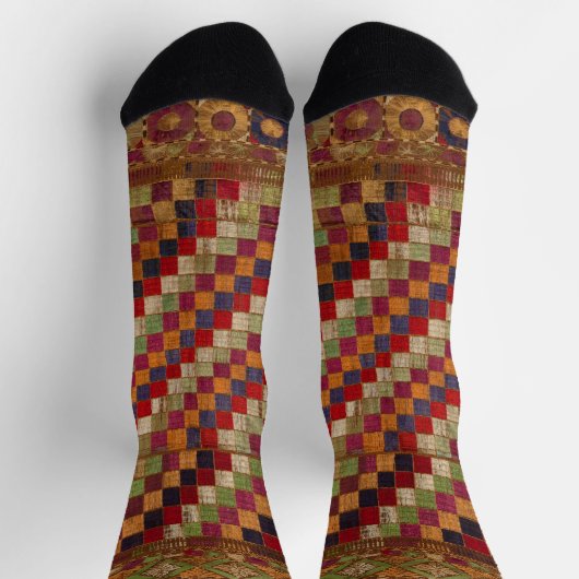 Chaussette Impression composée indienne multicolore (Haut)