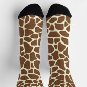 Chaussette Impression de girafe (Haut)