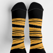Chaussette Impression de tigre (Haut)