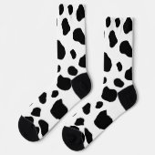 Chaussette Impression De Vache, Motif De Vache, Spots De Vach (Gauche)