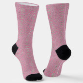 Chaussette Impression serpent argent rose (Angulaire)