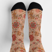 Chaussette Impression végétale vintage de la vigne (Haut)