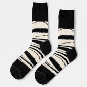 Chaussette Impression Zebra (Gauche)