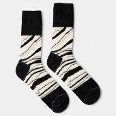 Chaussette Impression Zebra (Droite)