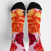 Chaussette imprimé rose (Haut)