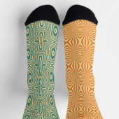 Chaussette Incompatibilité Motif 80s Psychédélique (Haut)