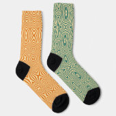 Chaussette Incompatibilité Motif 80s Psychédélique (Droite)