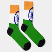 Chaussette Inde Drapeau Patriotique Indian National Pride (Droite)