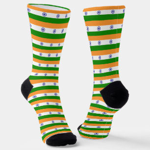 Chaussette India Chaussettes, mode patriotique indienne drape