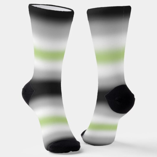 Chaussette Indicateur Gradient Agender Pride (Angulaire)