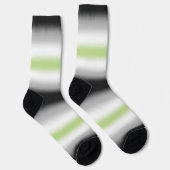 Chaussette Indicateur Gradient Agender Pride (Droite)