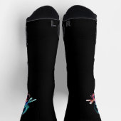 Chaussette Infini avec des libellules lumineuses (Haut)