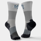 CHAUSSETTE INITIATIVES DE MONOGRAM NOM GRAY GRADIENT LINE MOT (Angulaire)
