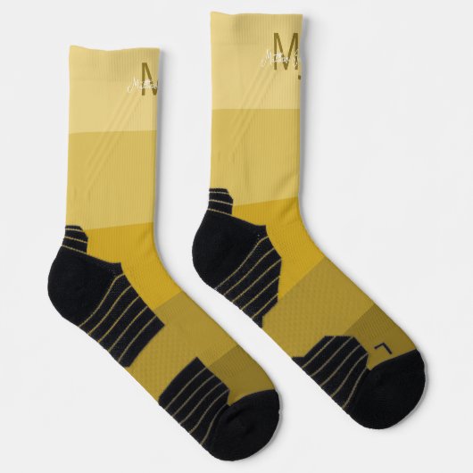 CHAUSSETTE INITIATIVES DE MONOGRAM NOM OR GRADIENT LINE MOTIF (Droite)
