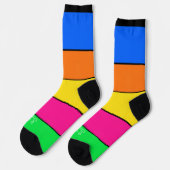 CHAUSSETTE INITIATIVES MONOGRAMMES RAFFINÉES ET COLORÉES (Gauche)