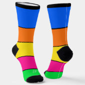 CHAUSSETTE INITIATIVES MONOGRAMMES RAFFINÉES ET COLORÉES (Angulaire)