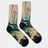 Chaussette Ink Graphic Jardins Asiatiques Paysage (Droite)