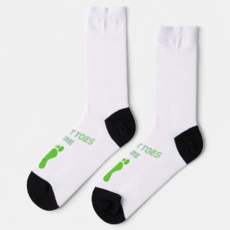 Chaussette Insérez les orteils ici